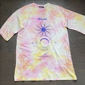 tie-dye oversized tee Karma dress
